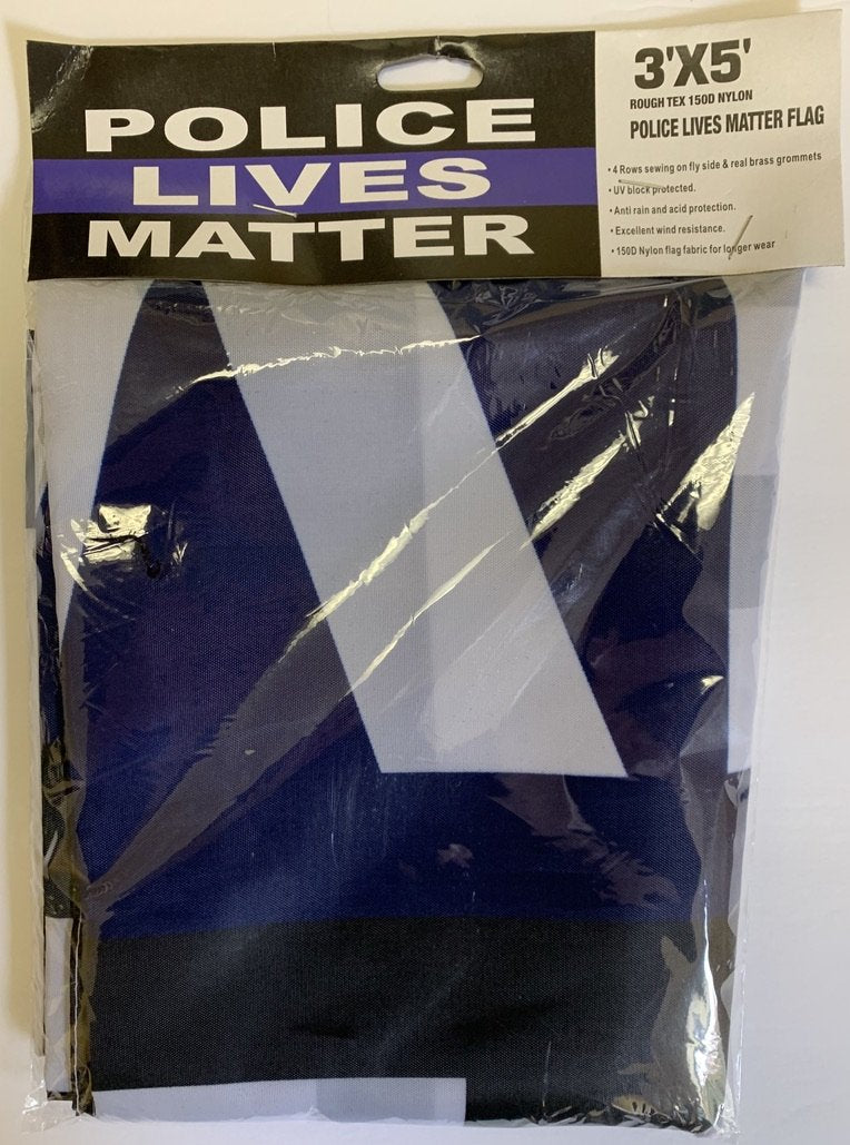 Police Lives Matter 3'X5' Rough Tex® 150D Nylon