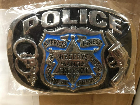 POLICE BELT BUCKLE