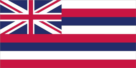 Hawaii Flag Bumper Sticker