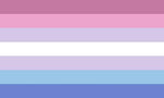 Bigender Pride 12''X18'' Flag With Grommets Rough Tex® 100D