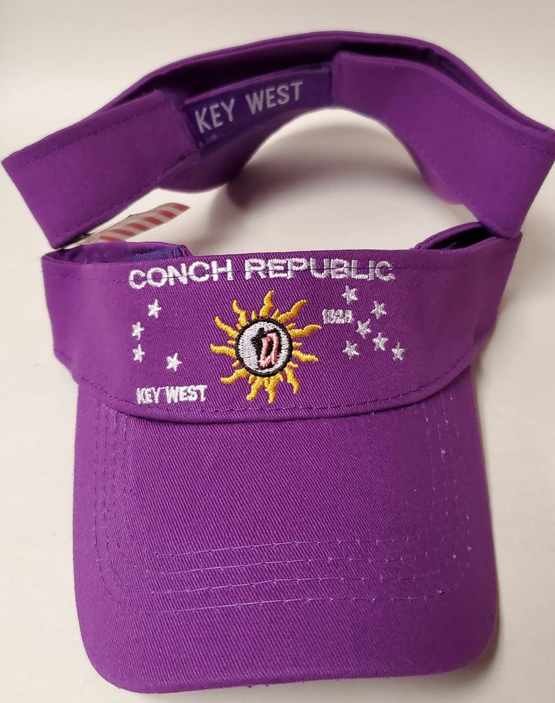 CONCH REPUBLIC PURPLE VISOR