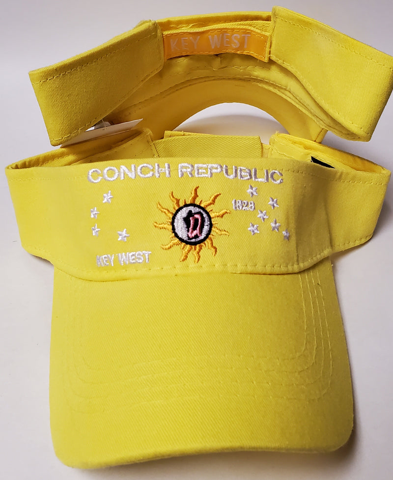 CONCH REPUBLIC BRIGHT YELLOW VISOR