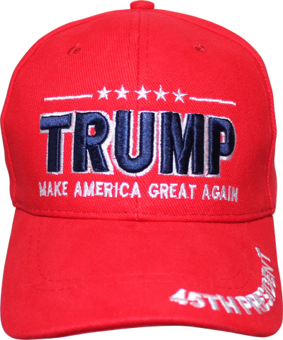 Cap - Red Trump 45th President