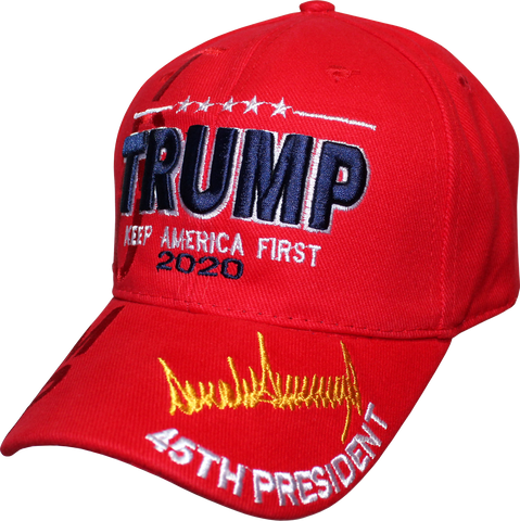 Cap - Trump KAF 45th Signature With Shadow