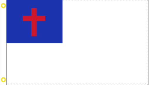 Christian 4'x6' Flag ROUGH TEX® 200D