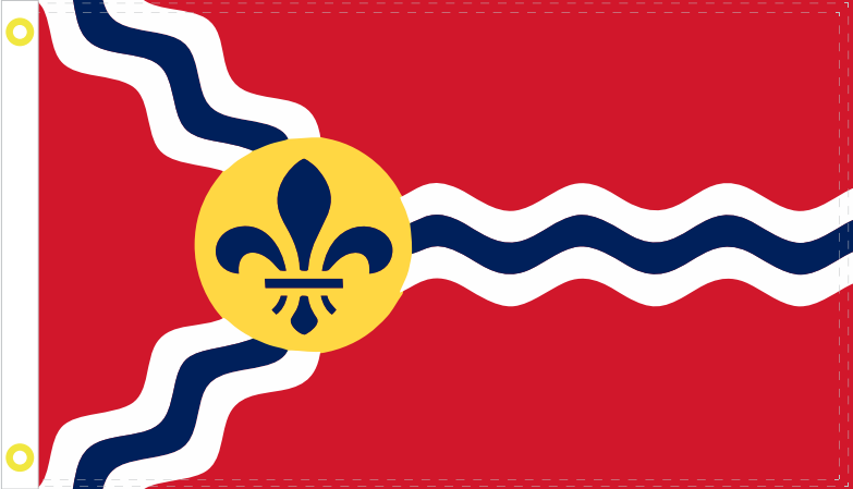 City Of St. Louis 3'X5' Flag ROUGH TEX® 68D