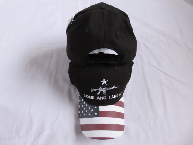 Come and Take It USA Brim Black Cap