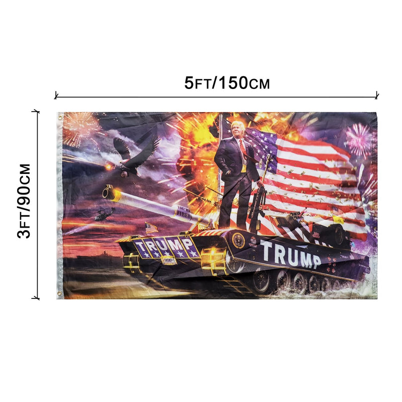 TRUMP TANK COMMANDER ROUGH TEX ® 68D NYLON 3'X5' M A G A