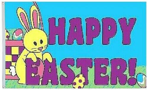 Happy Easter 3'X5' Flag ROUGH TEX® 100D