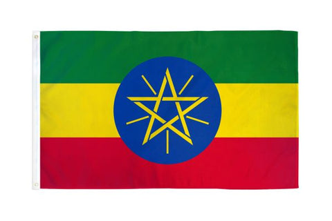 Ethiopia 3'X5' Country Flag ROUGH TEX® 68D Nylon