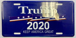 President Trump 2020 KAG Keep America Great Aluminum Embossed License Plate