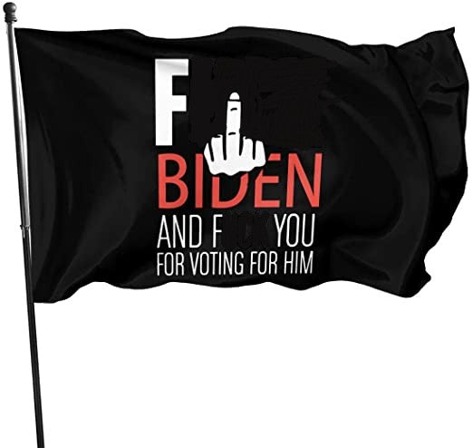 F... Biden Middle Finger Flag 3'X5' Rough Tex® 100D