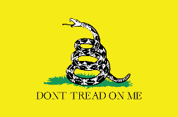 Gadsden Car Flag 12"x18" Nylon DBL Sided