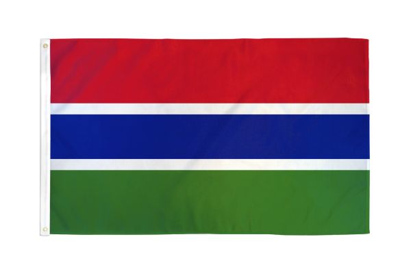 Gambia 3'X5' Country Flag ROUGH TEX® 68D Nylon