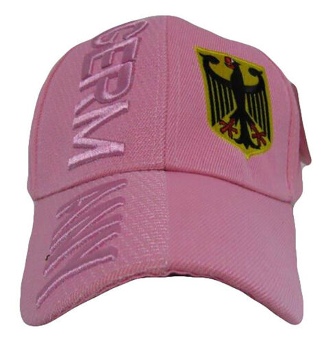 Germany Pink Embroidered Cap