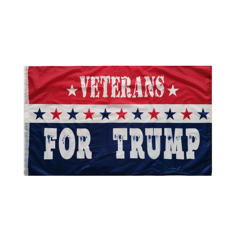 Veterans For Trump 3'X5' Flag Rough Tex® 68D Nylon