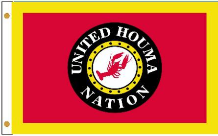 Houma Tribe 3'X5' Flag ROUGH TEX® 100D