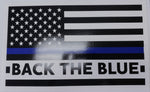 POLICE BACK THE BLUE DOUBLE SIDED YARD SIGN 14.5"X 23"