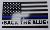 POLICE BACK THE BLUE DOUBLE SIDED YARD SIGN 14.5"X 23"