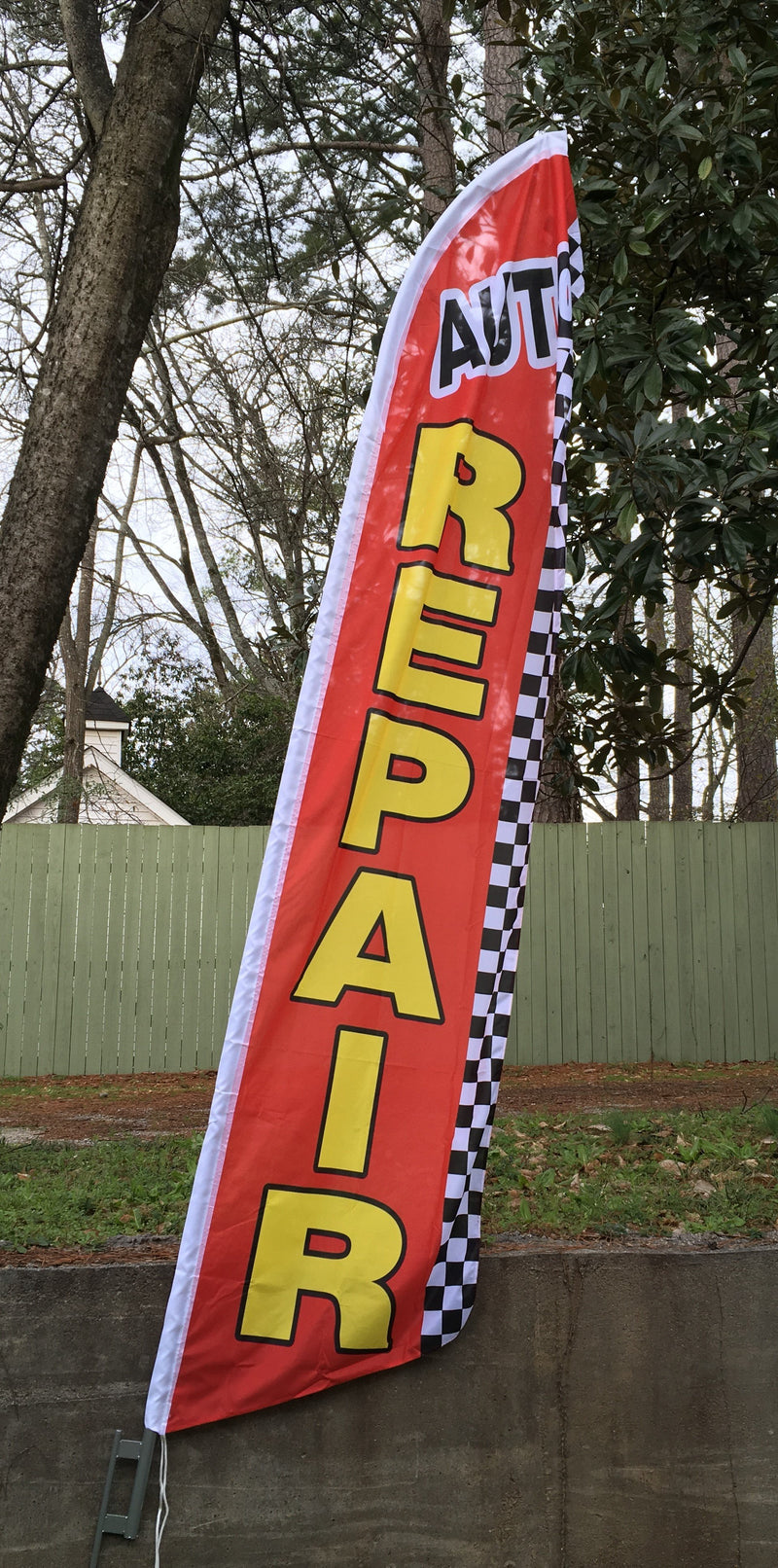 Auto Repair Swooper Flag