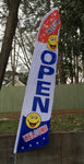 WELCOME AND OPEN SWOOPER FLAG