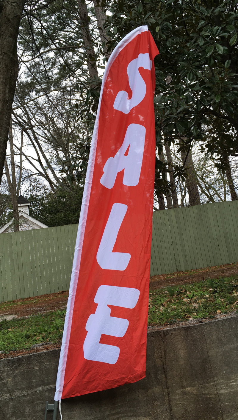 SALE RED SWOOPER FLAG