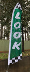 Look Green Swooper Flag