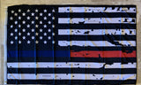 USA Memorial Police Fire Distress Flag 3'x5' Flag Rough Tex® 100D