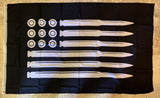 USA Bullets 3'X5' Flag ROUGH TEX® 100D