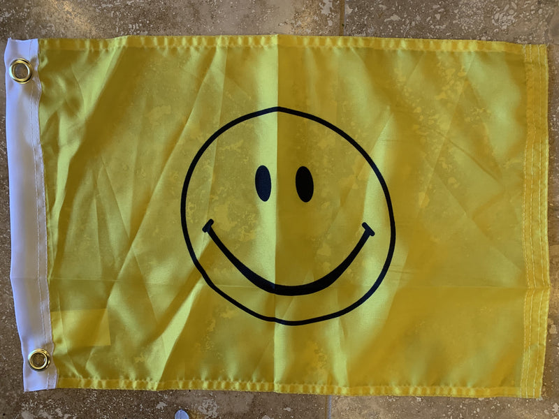 SMILE Flag 12'X18' Rough Tex® 100D