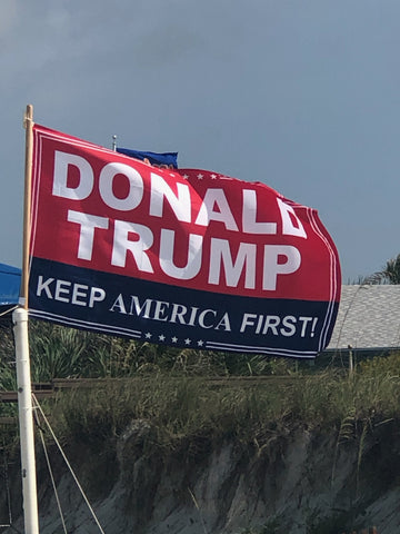 Donald Trump Keep America First KAF Red And Blue Rough Tex® 100D 3'X5' Flag