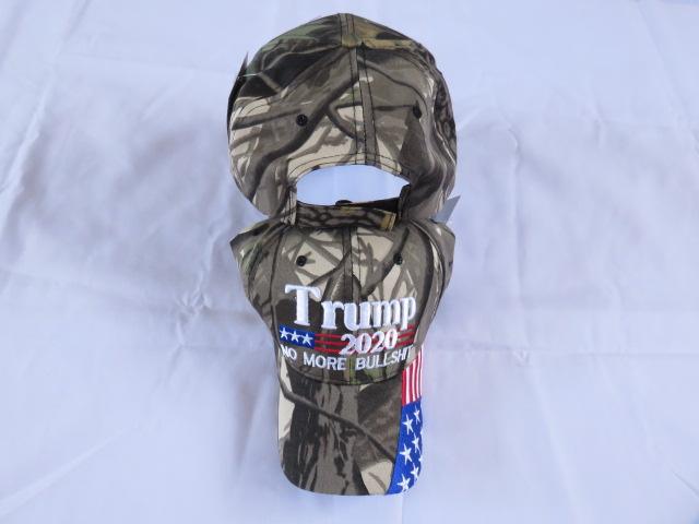 Trump 2020 No More Bullshit Camo USA - Cap