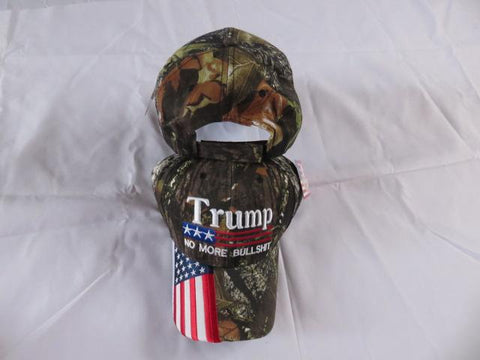 Trump 2020 No More Bullshit Camo American - Cap