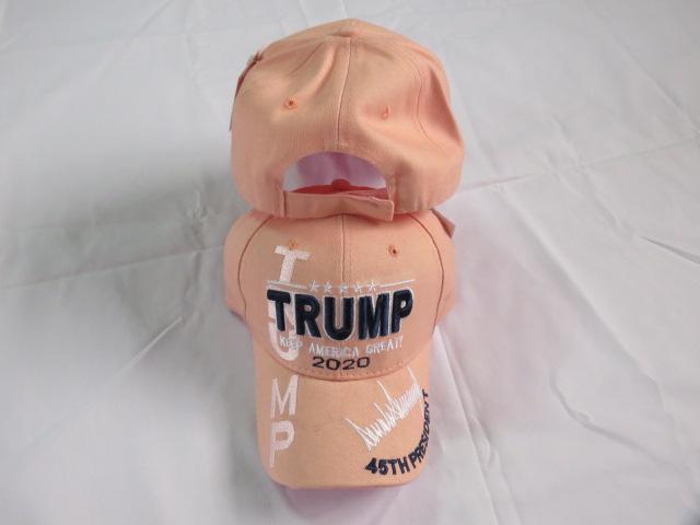 Trump 2020 Keep America Great Pink With Signature - Cap