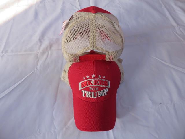 Bikers For Trump Red Mesh Cap