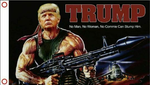 3’X5’ 68D NYLON TRUMP RAMBO FLAG