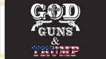 3’X5’ 68D GOD GUNS TRUMP FLAG