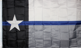 3’X5’ 68D NYLON TEXAS POLICE MEMORIAL FLAG