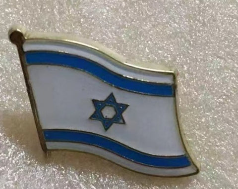 Israel Wavy Lapel Pin