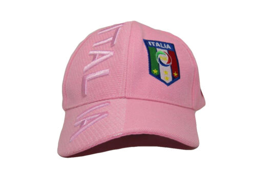 Italia Pink Embroidered Cap