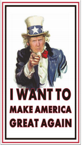 Trump I Want You M A G A Banner W/ Sleeve, Tabs & Grommets - Double Sided 3'X5' Flag Rough Tex® 100D