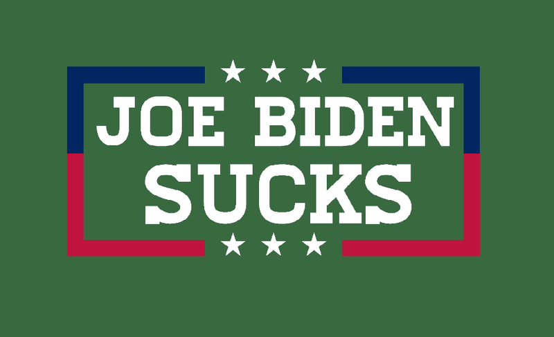 Joe Biden Sucks Green 3'X5' Flag ROUGH TEX® 150D Nylon Double Sided