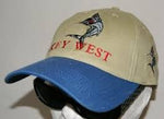 KEY WEST CAP KHAKI & BLUE MARLIN