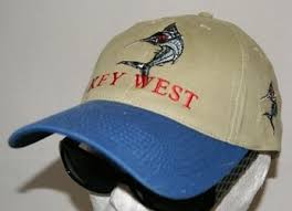KEY WEST CAP KHAKI & BLUE MARLIN