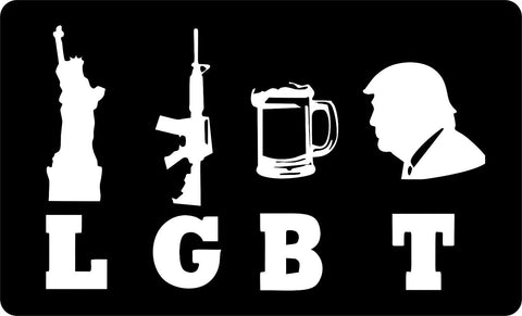 LGBT TRUMP BUMPER STICKER PACK OF 50