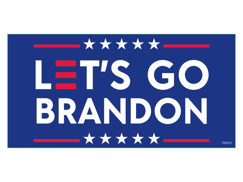 Let's Go Brandon Bumper Sticker Made in USA