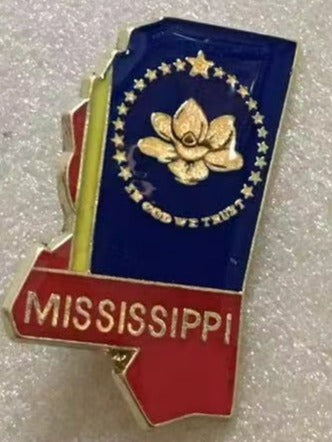New Mississippi State Lapel Pin