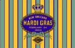 New Orleans Mardi Gras 1903 3'X5' Flag ROUGH TEX® 100D DBL Sided