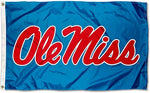 University of Mississippi Ole Miss Blue 3'x5' Officially Licensed Premium Heavy Duty Polyester Flag