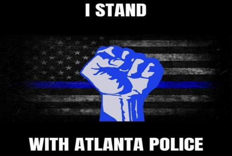 3’x5’ 100D I STAND WITH THE POLICE FLAG